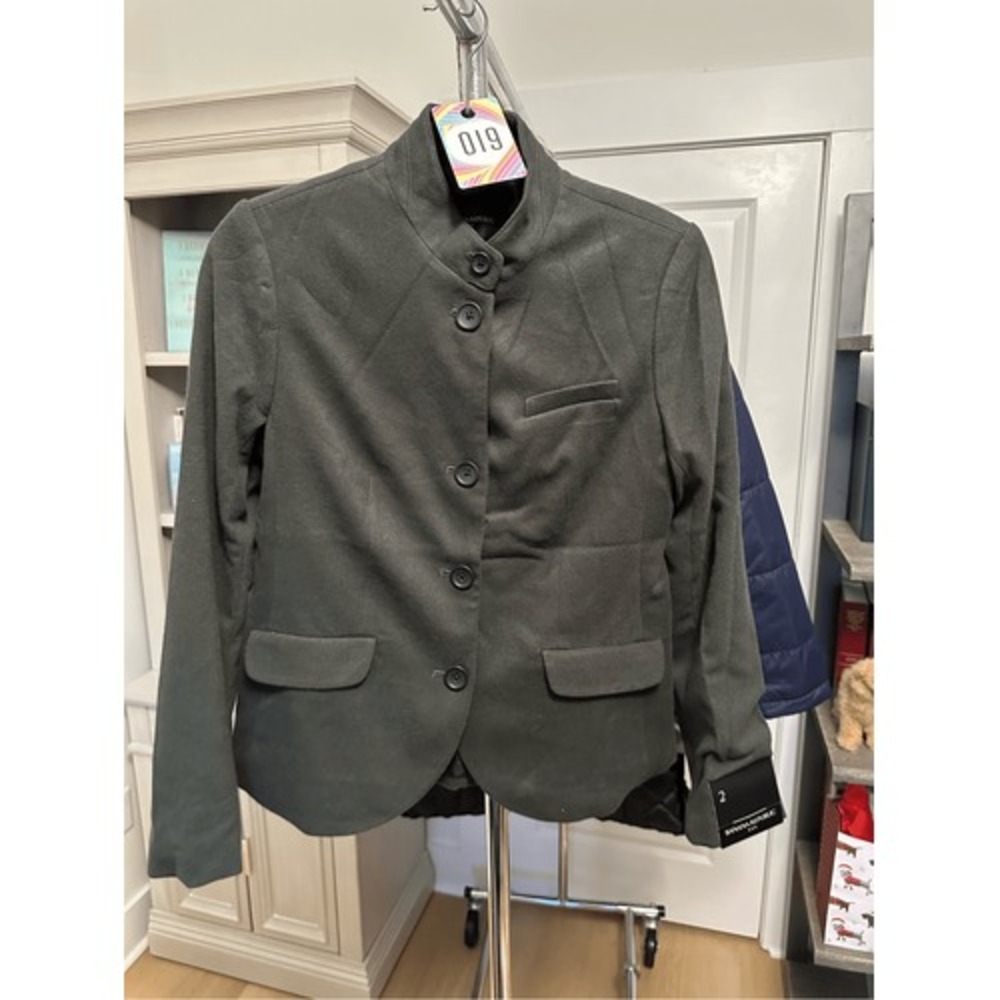 Banana Republic wool blazer Womens 2 army green‎ NWT